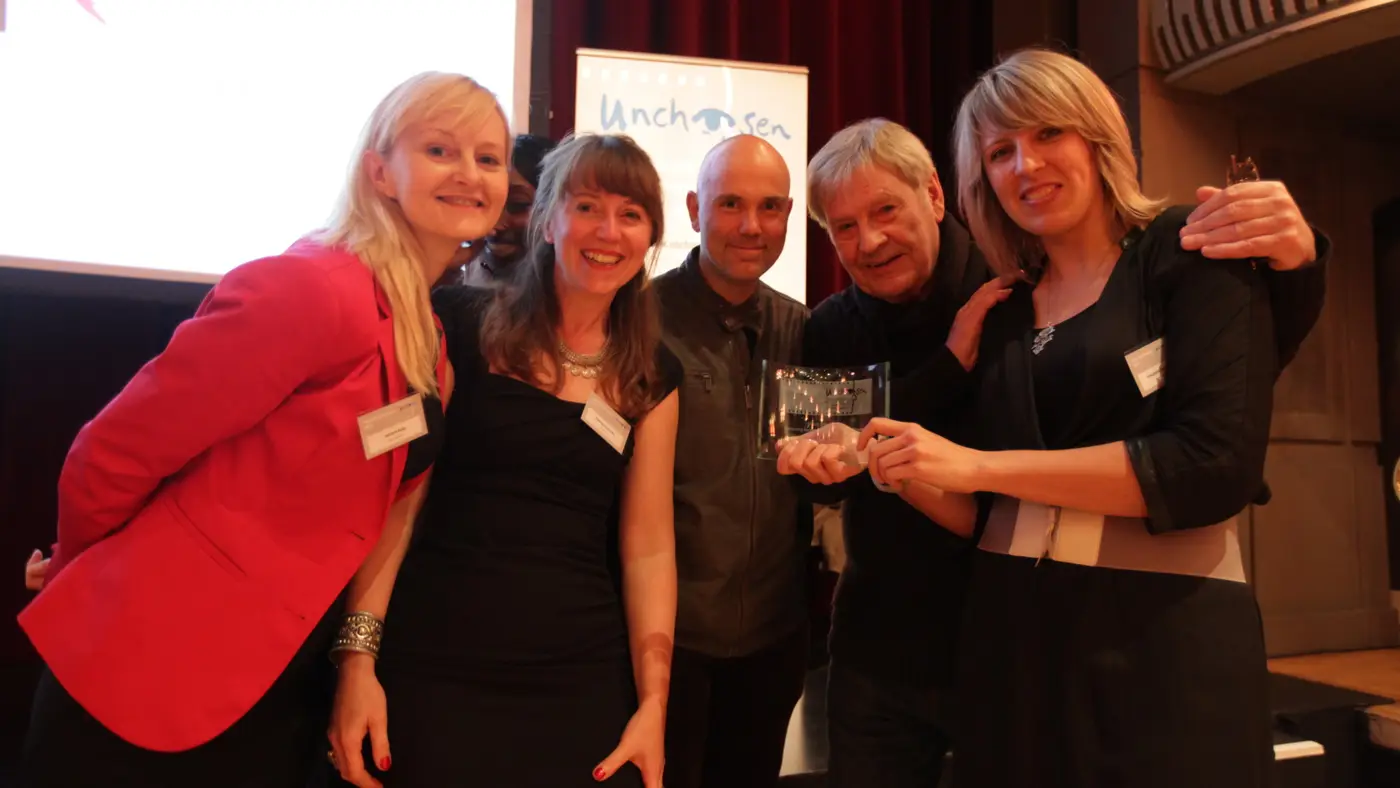 My Friend Ivor's crew with the prize