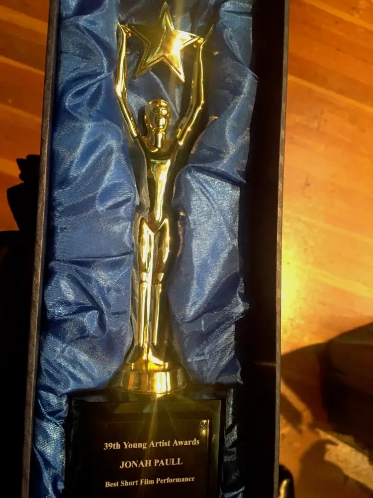 YAA award for Jonah